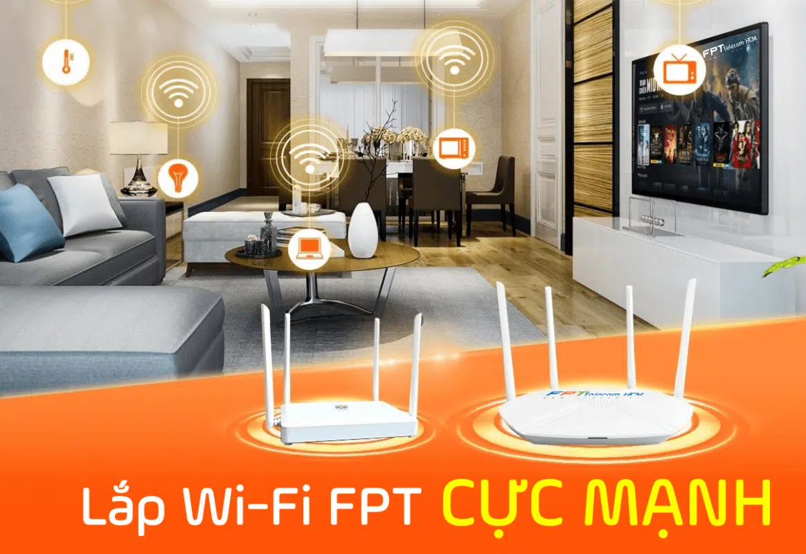 Dịch vụ lắp đặt WiFi FPT mạnh mẽ, ổn định cho mọi nhu cầu sử dụng