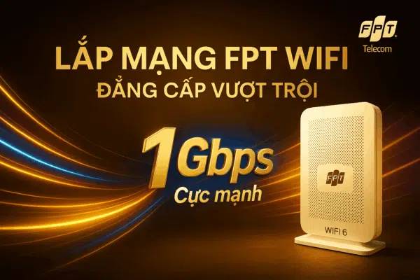 Lắp mạng FPT Wifi 1Gbps - Đẳng cấp vượt trội